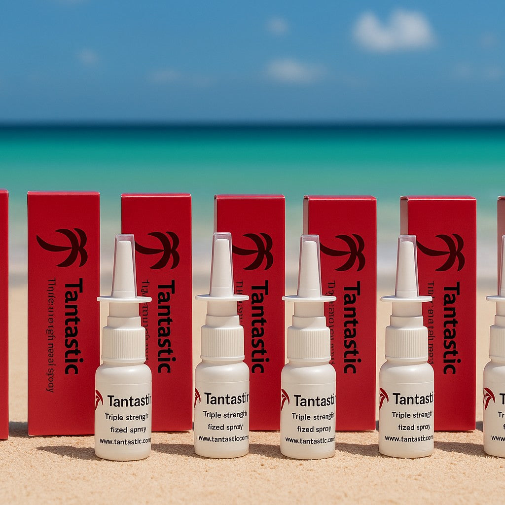 5 Bottles of Triple strength Tantastic nasal tanners Normally £175 now £150
