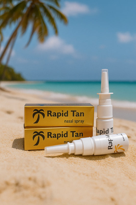 2 Bottles of Rapid Tan Double strength nasal tanners