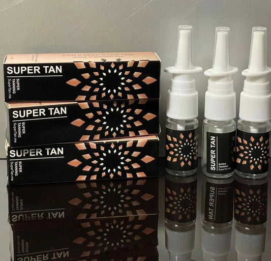 3 Bottles of Super Tan triple strength nasal tanners