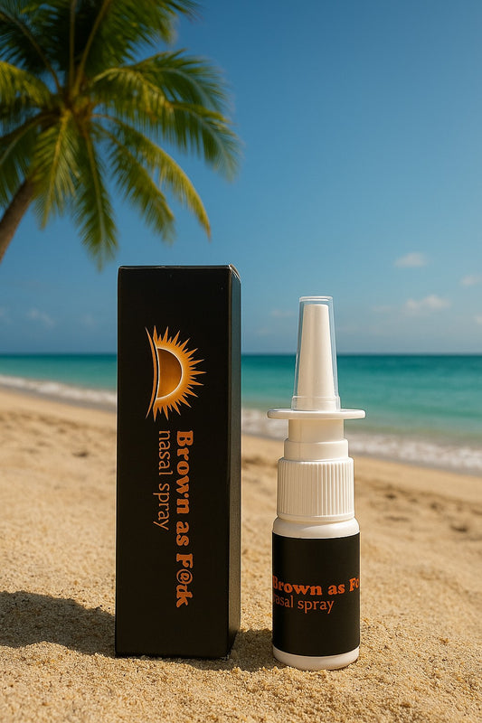 1 Bottle of Brown as F@@k double strength nasal tanners