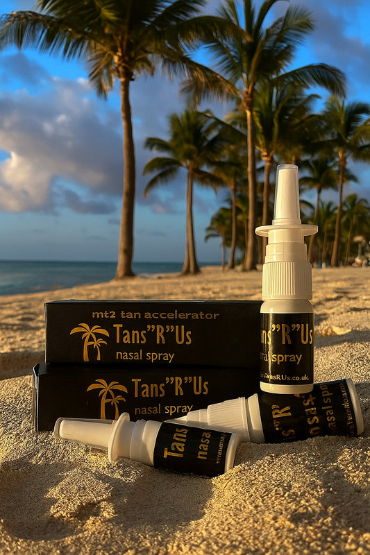 2 Bottles of Tans R Us double strength nasal tanners